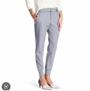 Vince Wool Cuffed trouser joggers in light grey size 14